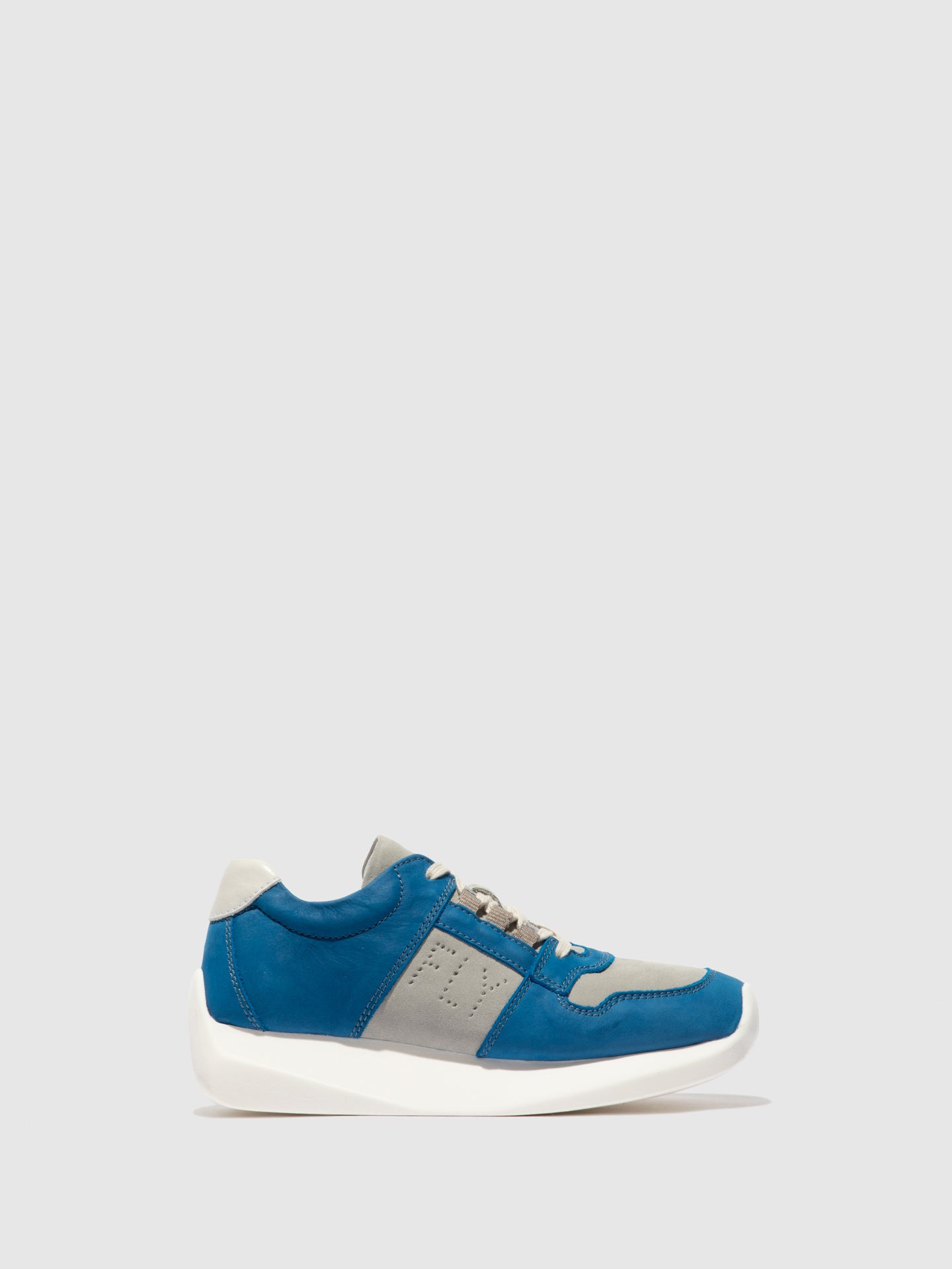 Fly London Lace-up Trainers LOTT761FLY LONG/SUEDE  BLUE/CONCRETE